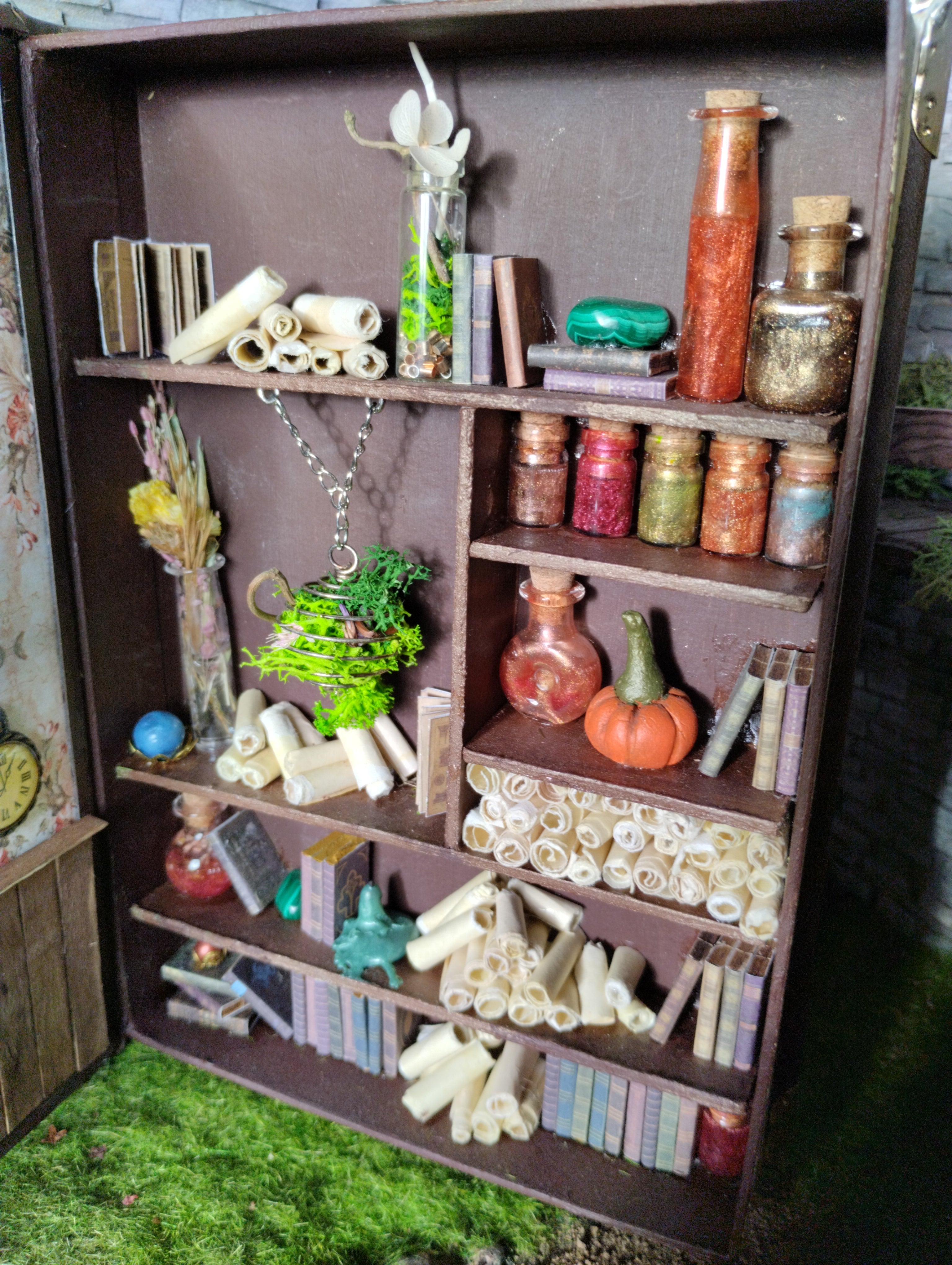Livre décoratif Sorcière esprit Cottagecore