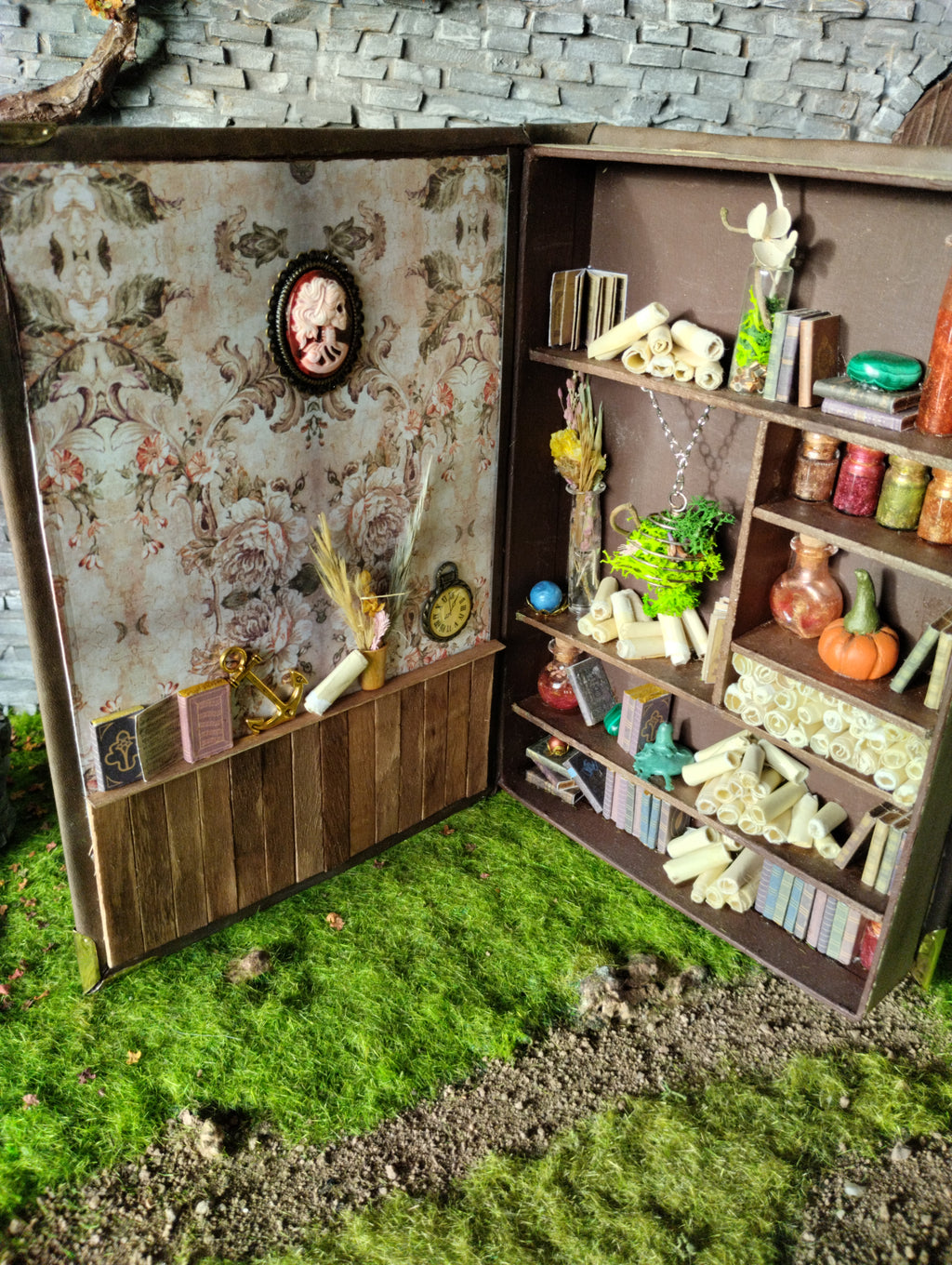 Livre décoratif Sorcière esprit Cottagecore