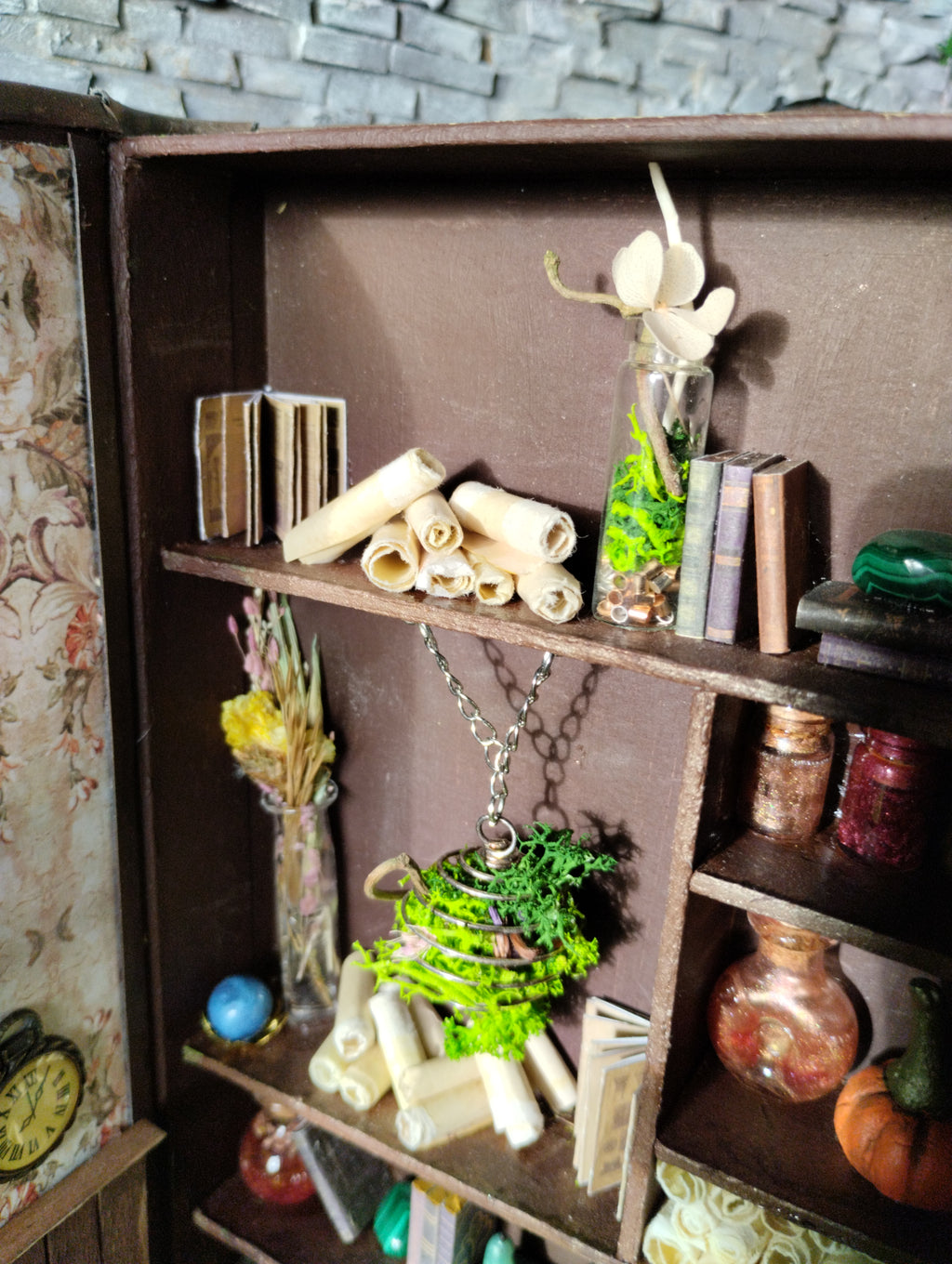 Livre décoratif Sorcière esprit Cottagecore