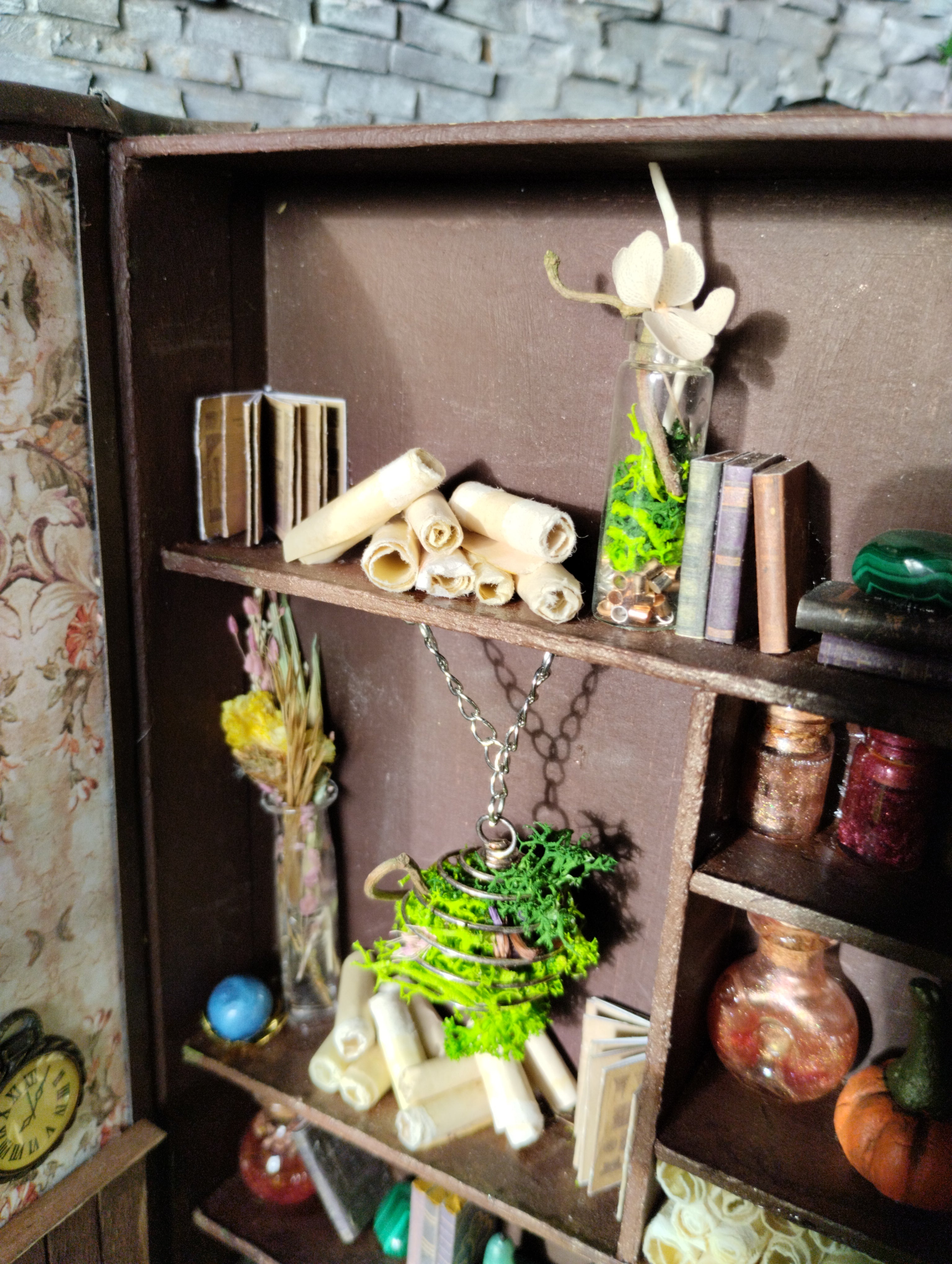 Livre décoratif Sorcière esprit Cottagecore