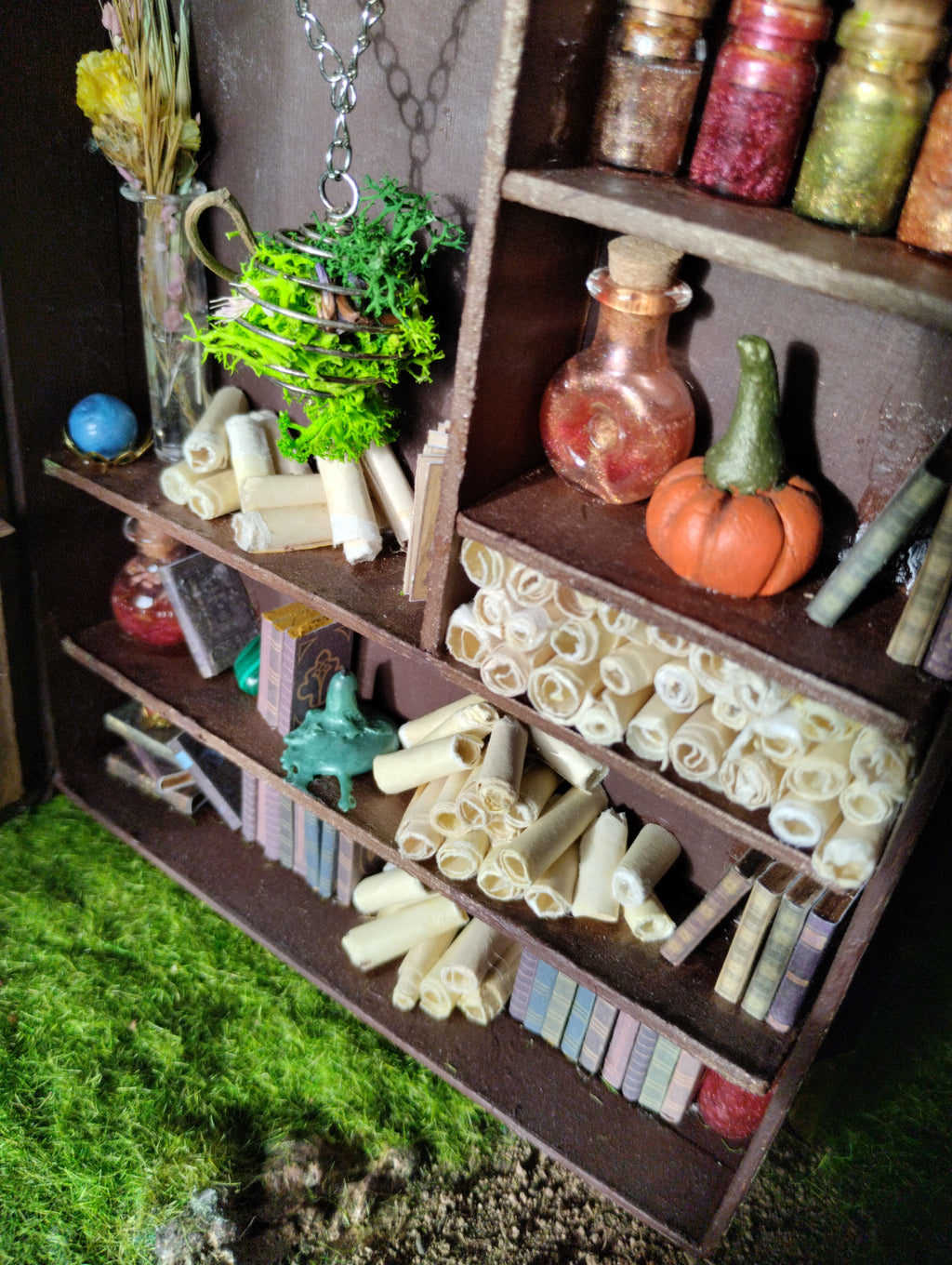 Livre décoratif Sorcière esprit Cottagecore
