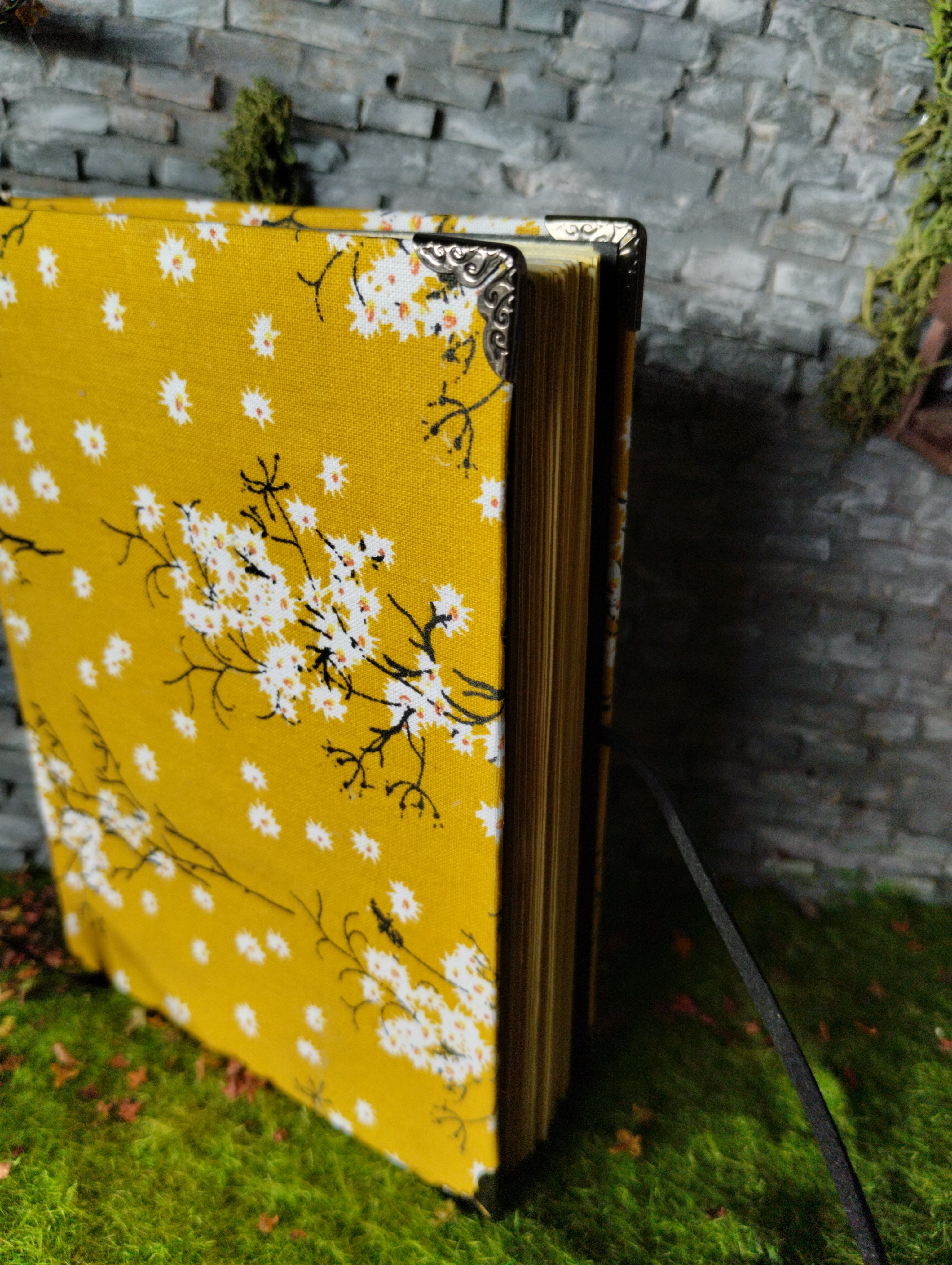 Carnet A6 Tissu fleuri