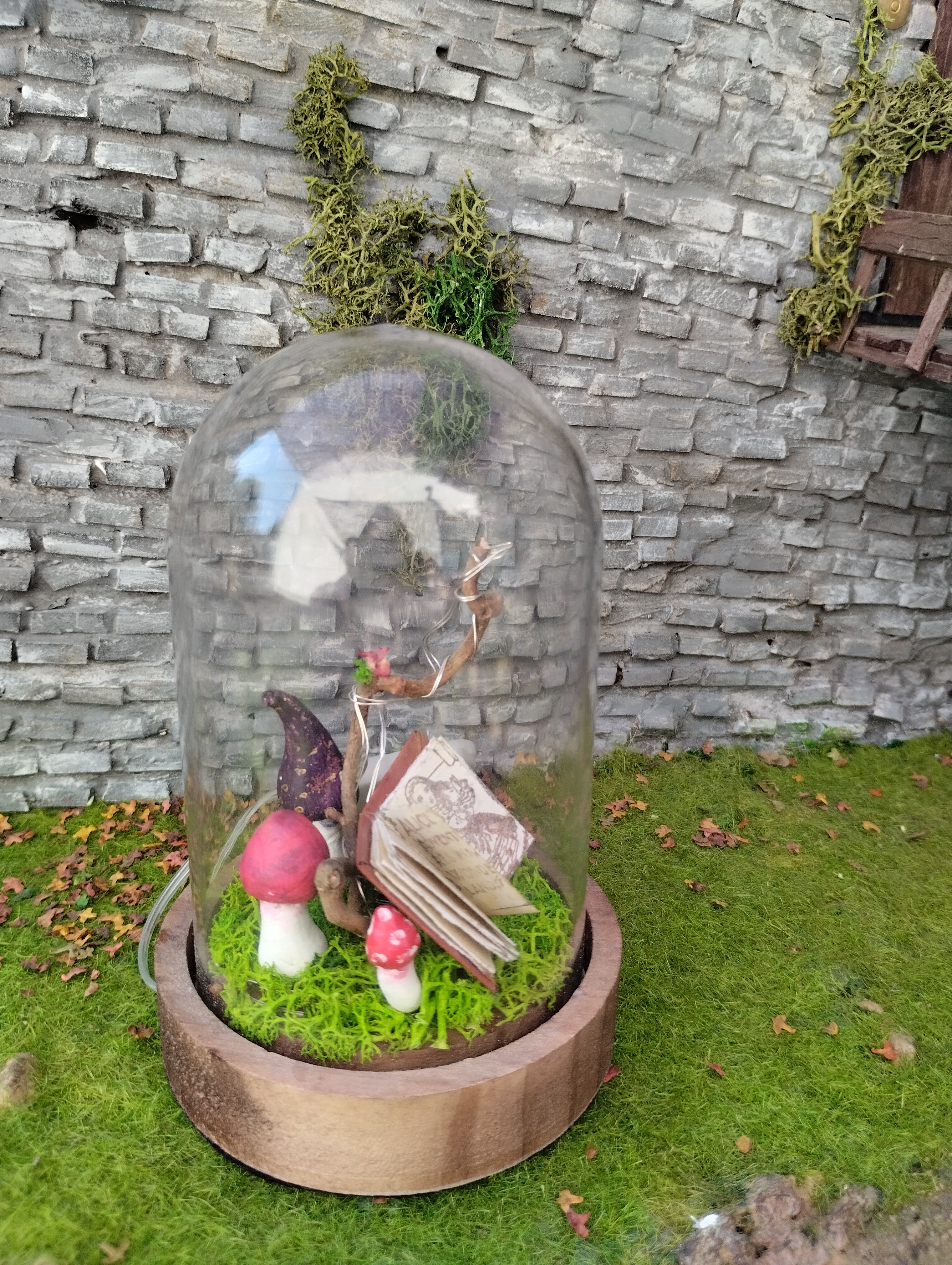 Cloche lumineuse wonderland