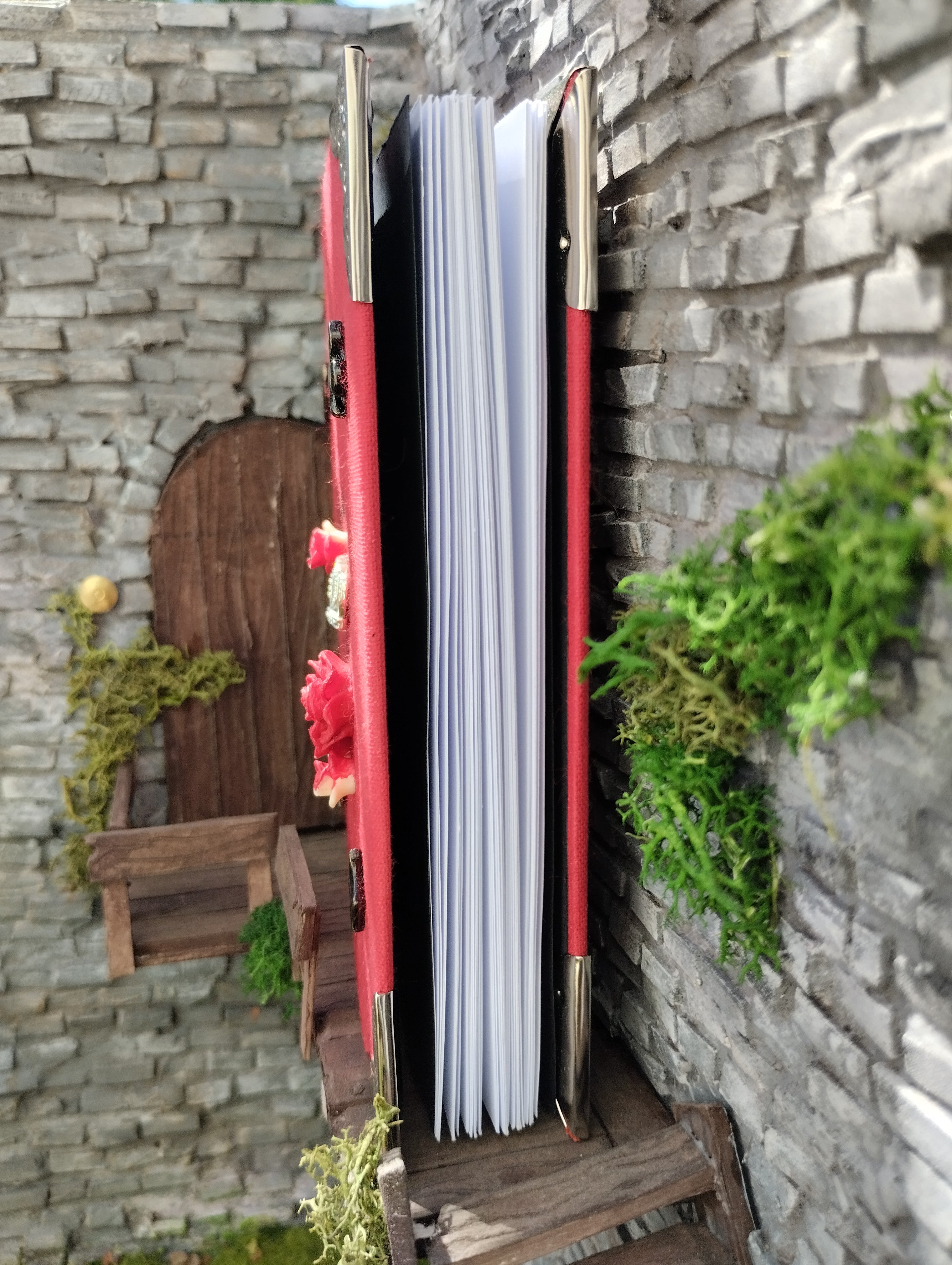 Carnet A6 Wonderland - Reine de coeur