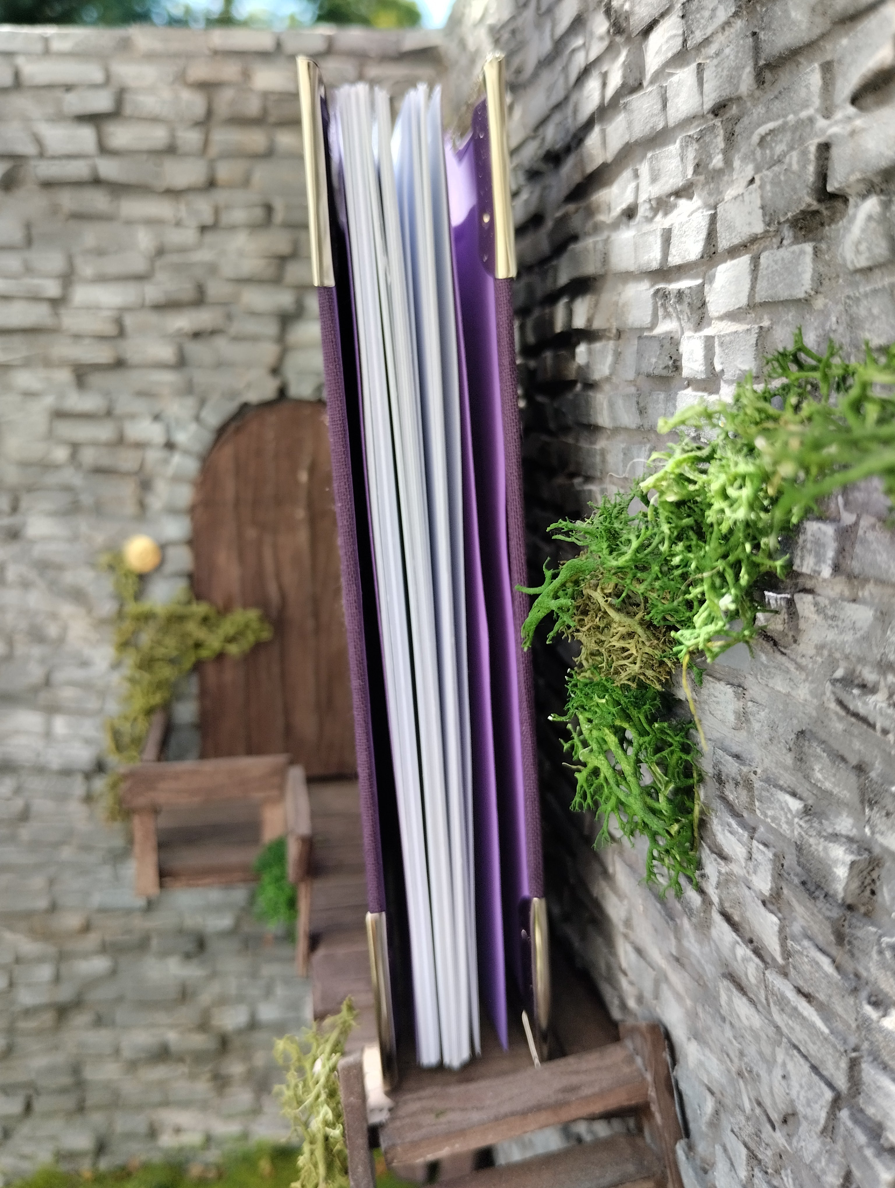 Carnet A6 Violet "sorcière"