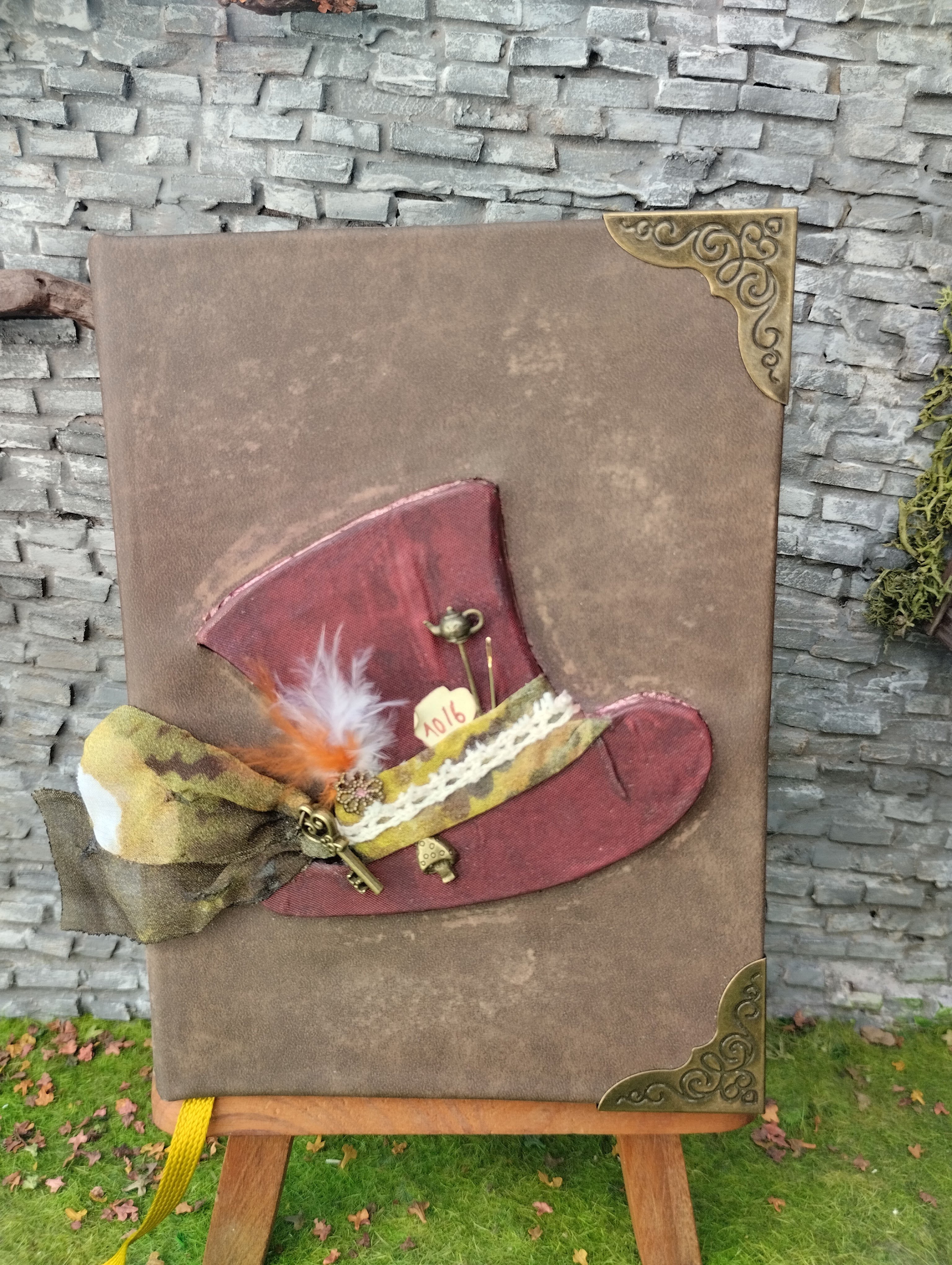 Carnet A6 Wonderland - Chapelier fou