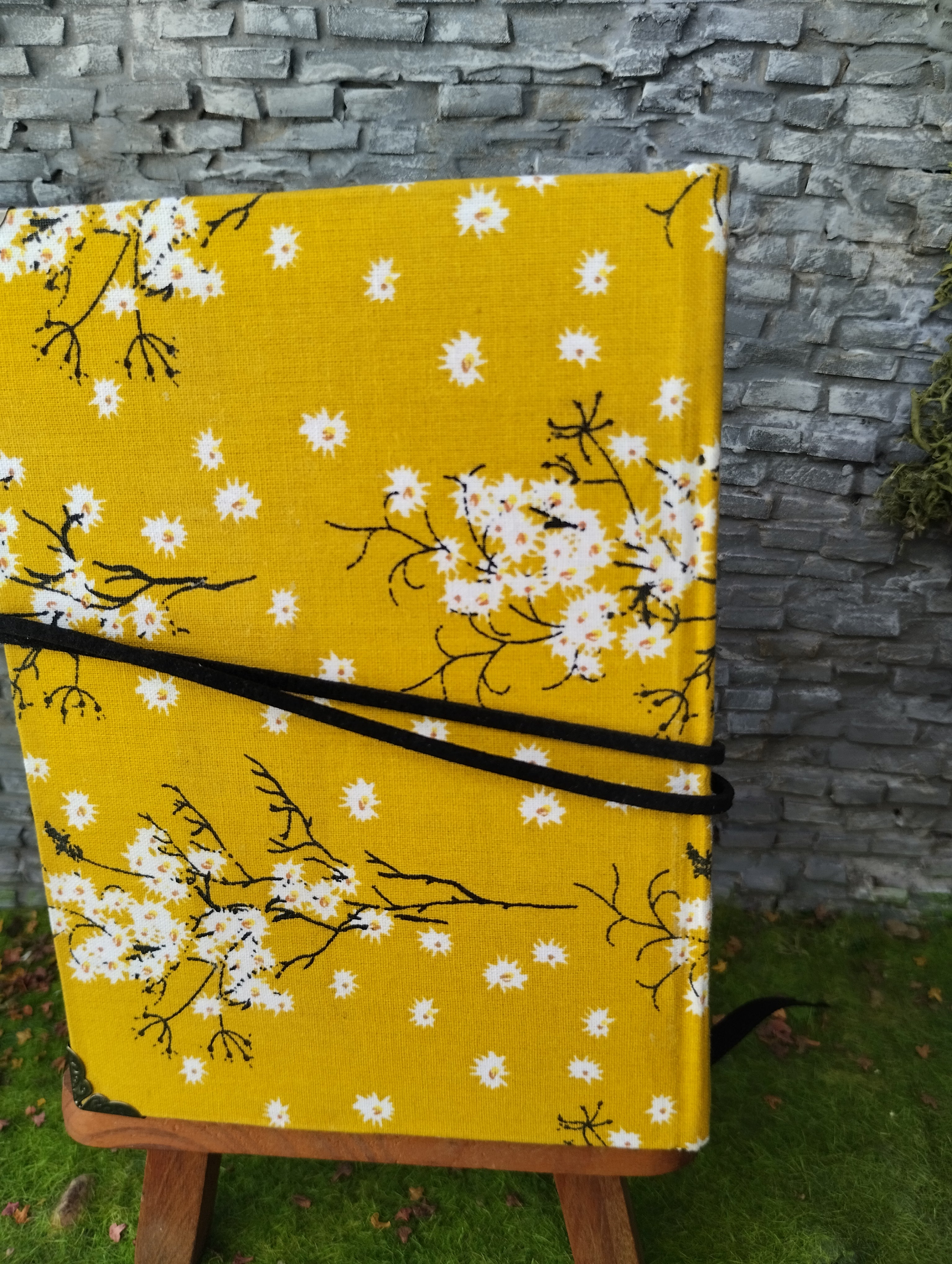 Carnet A6 Tissu fleuri